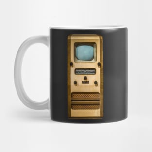 Isolated Vintage TV Mug